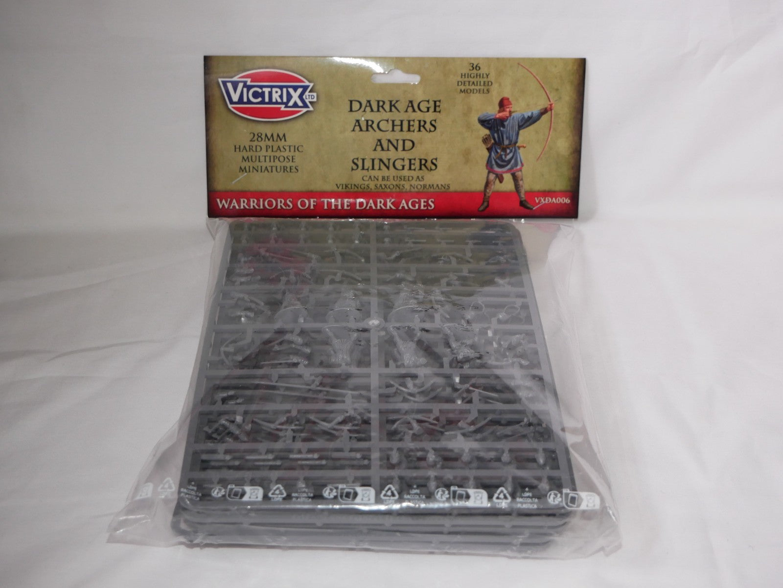 Victrix Warriors Of The Dark Ages 28mm Hard Plastic Archers & Slingers - VXDA006