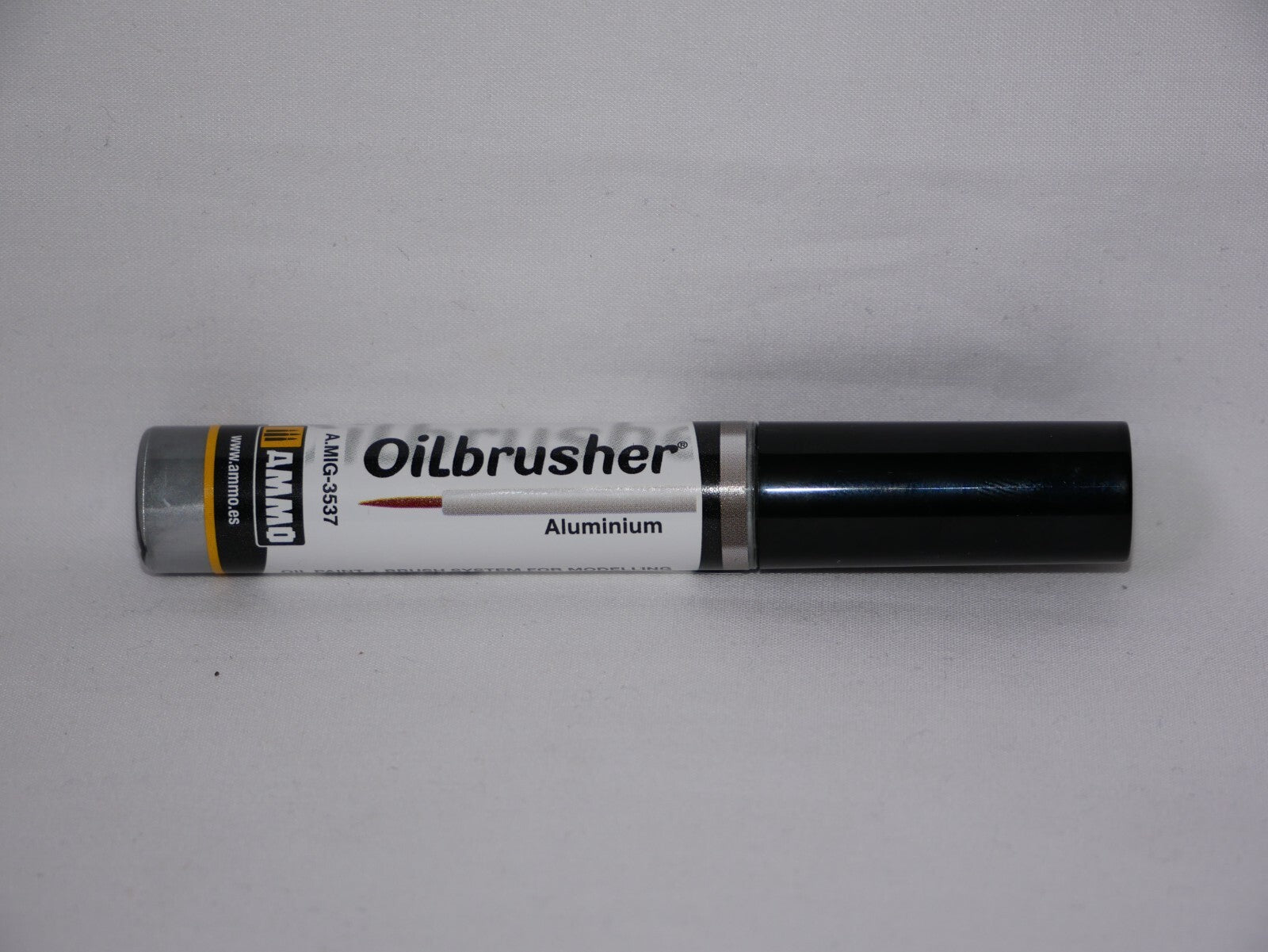 Ammo By Mig Jimenez Aluminium Oilbrusher With Fine Brush Applicator - A.MIG-3537