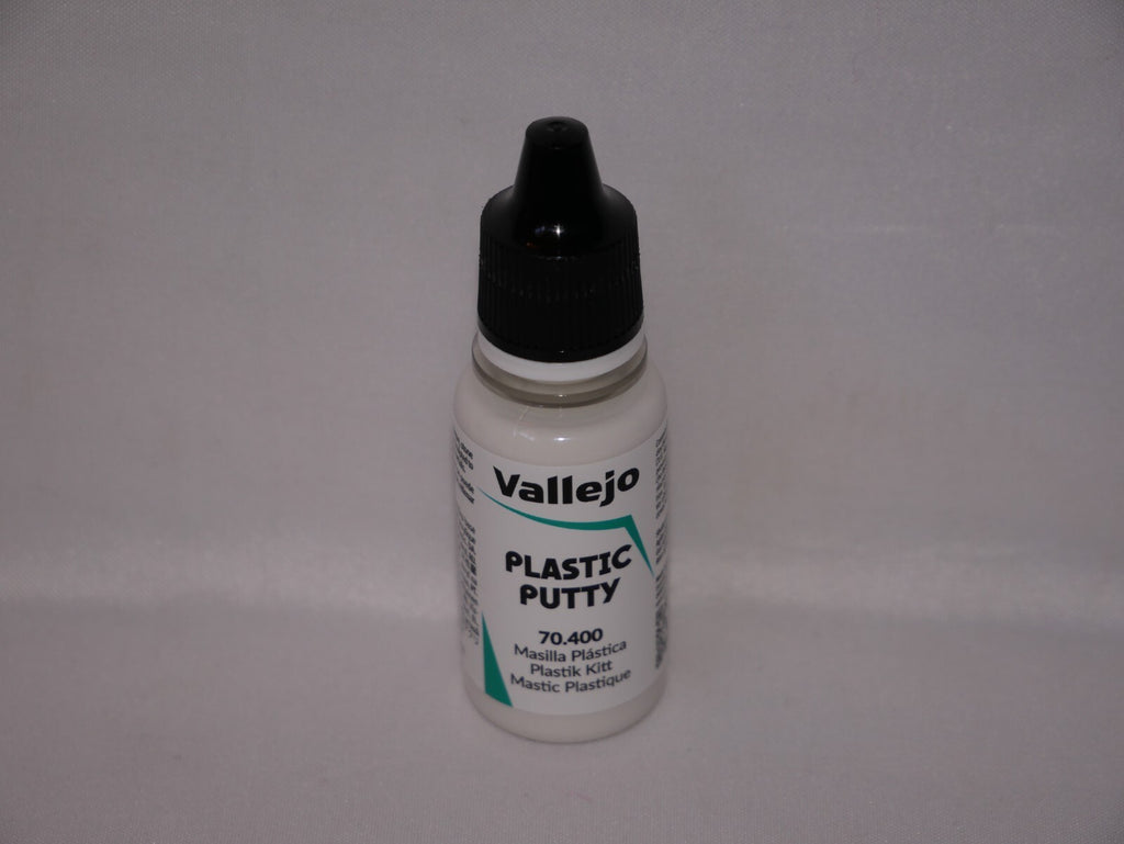 Vallejo Auxiliary Products Plastic Putty 18ml/0.6 fl oz Dropper Bottle - 70.400