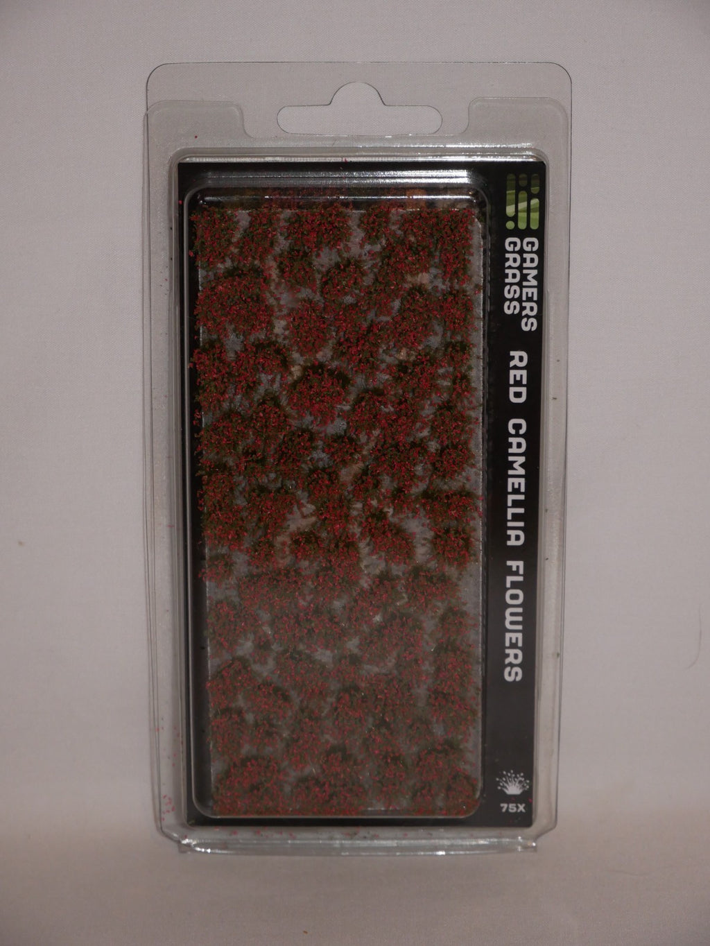 Gamers Grass Red Camellia Flowers Grass Tufts For Bases 75x Per Pack - GGFS-RC