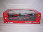 Burago 1:43 Scuderia Ferrari F1 Charles Leclerc Highlights 4 Car Set - #18-36848