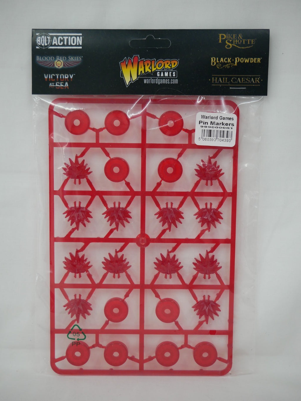 Warlord Games Bolt Action 1:56 Plastic Pin Markers Game Accessories - 999000001