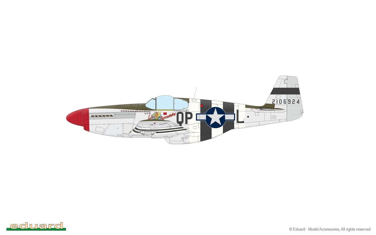 Eduard 1:48 Overlord D-Day P-51B Mustangs Limited Edition Dual Combo Set - 11181