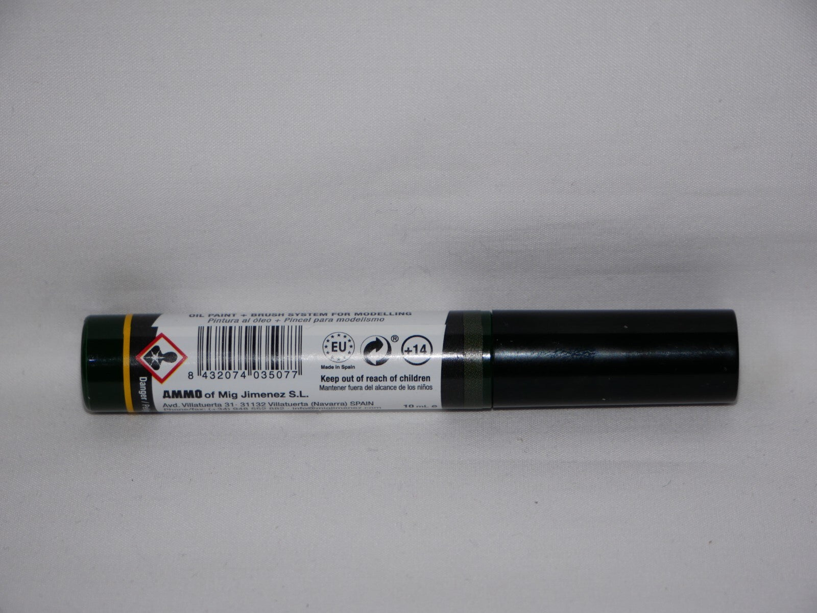 Ammo By Mig Jimenez Dark Green Oilbrusher With Fine Brush Applicator A.MIG-3507