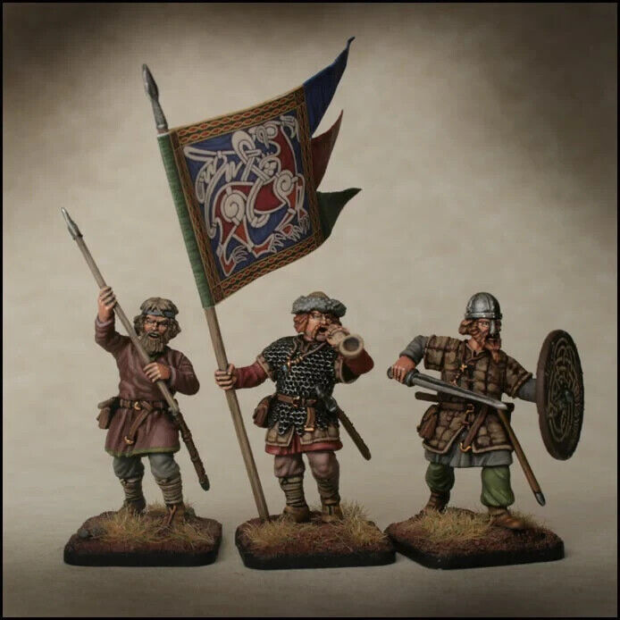 Victrix Warriors Of The Dark Ages 28mm Scale Hard Plastic Vikings Models VXDA001