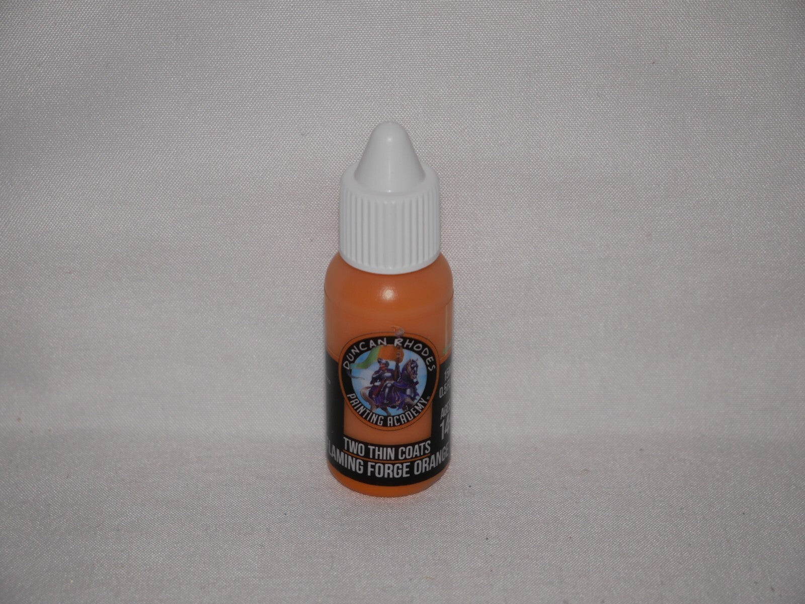 Duncan Rhodes Painting Academy 'Two Thin Coats' Flaming Forge Orange 15ml 10103