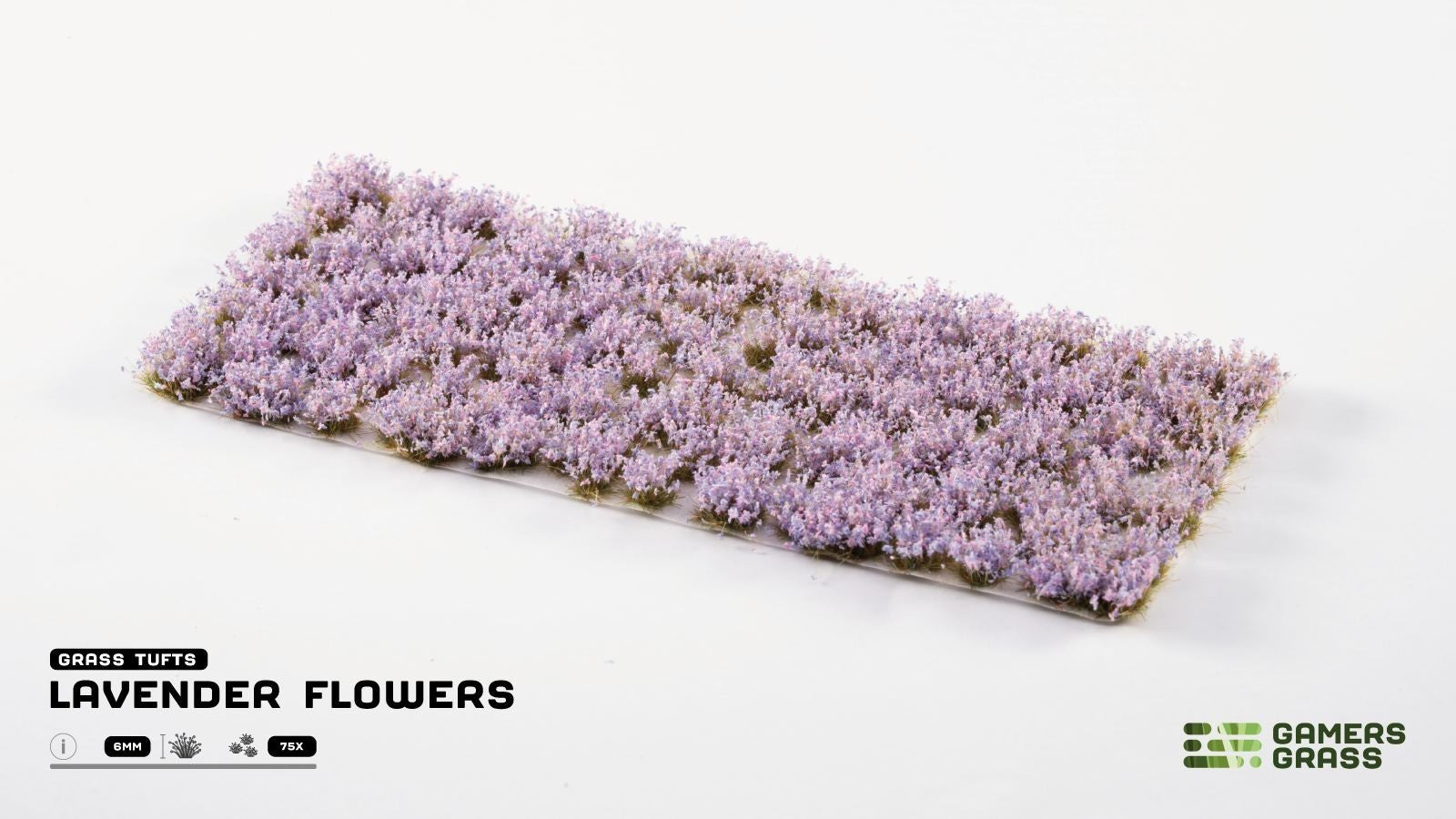 Gamers Grass Lavender Flowers Grass Tufts For Model Bases 75x Per Pack GGFS-LAV