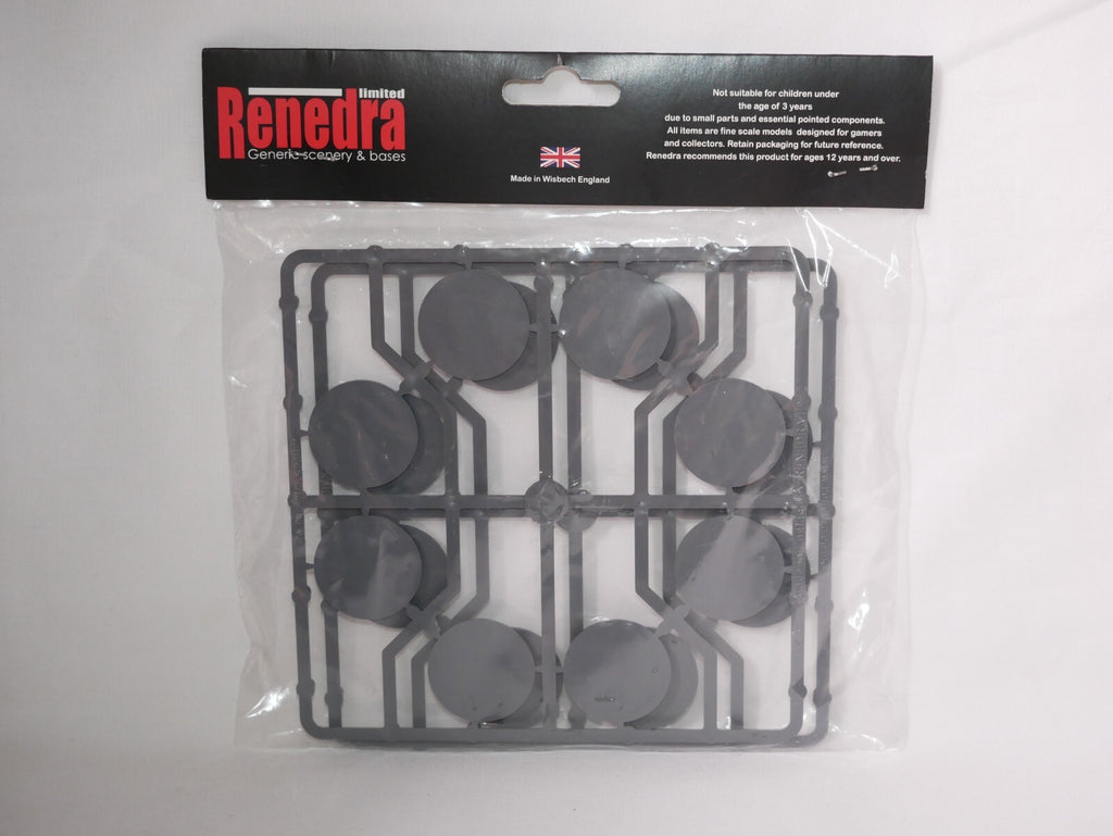 Renedra Ltd Generic Scenery & Bases 30mm Diameter Cobblestone Bases 16 Per Pack