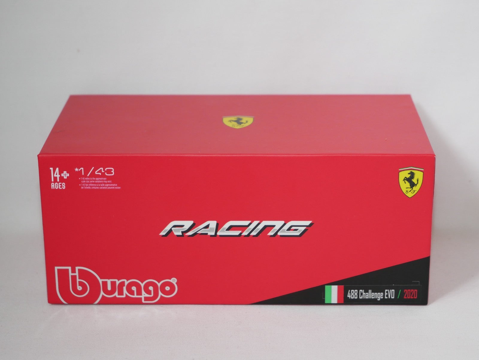 Burago 1:43 Scale Ferrari Racing 488 Challenge Evo Track Race Car 2020 #18-36309