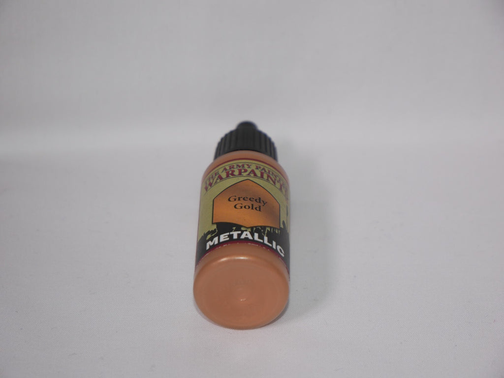 The Army Painter Warpaints Metallics Greedy Gold (18ml) Dropper Bottle - WP1132