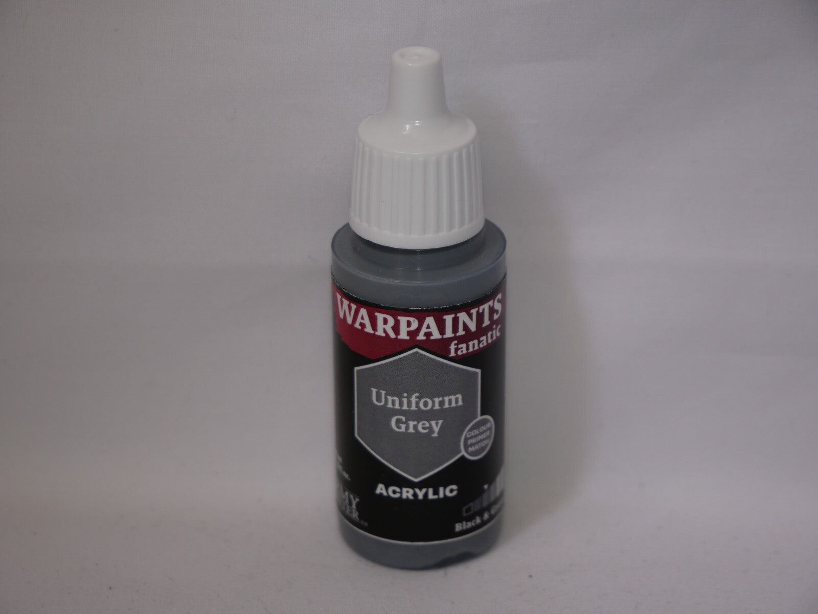 The Army Painter Warpaints Fanatic Acrylics Uniform Grey (18ml) Bottle - WP3003