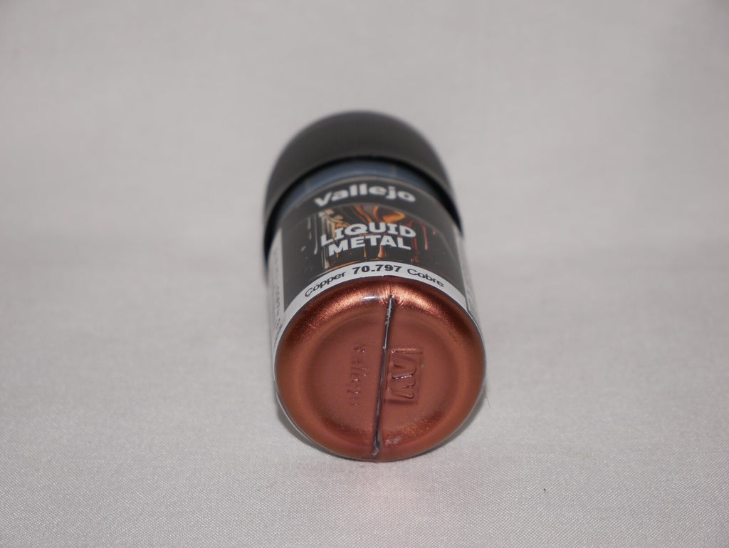Vallejo Liquid Metal Copper Metallic Alcohol Based 35ml / 1.15 fl oz - 70.797
