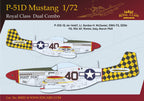 Eduard 1:72 Scale P-51D Mustang Dual Combo Set 'The Royal Class Edition' - R0021