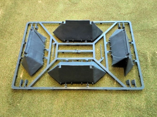 Renedra Limited Generic Scenery & Bases 1/56 Scale Saxon Tents x4 Per Pack RN19