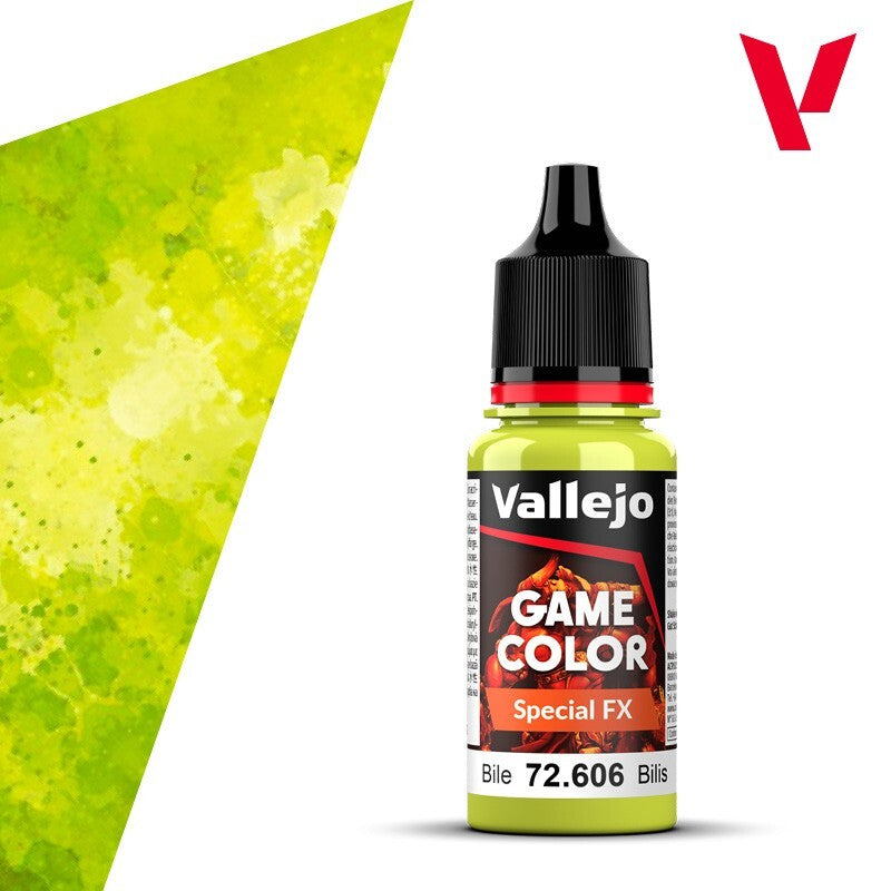 Vallejo Game Color Special FX Range Bile 18ml/0.6 fl oz Dropper Bottle - 72.606