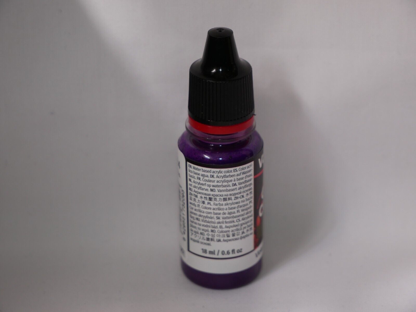 Vallejo Game Color Acrylic Washes Violet 18ml/0.6 fl oz Dropper Bottle - 73.209