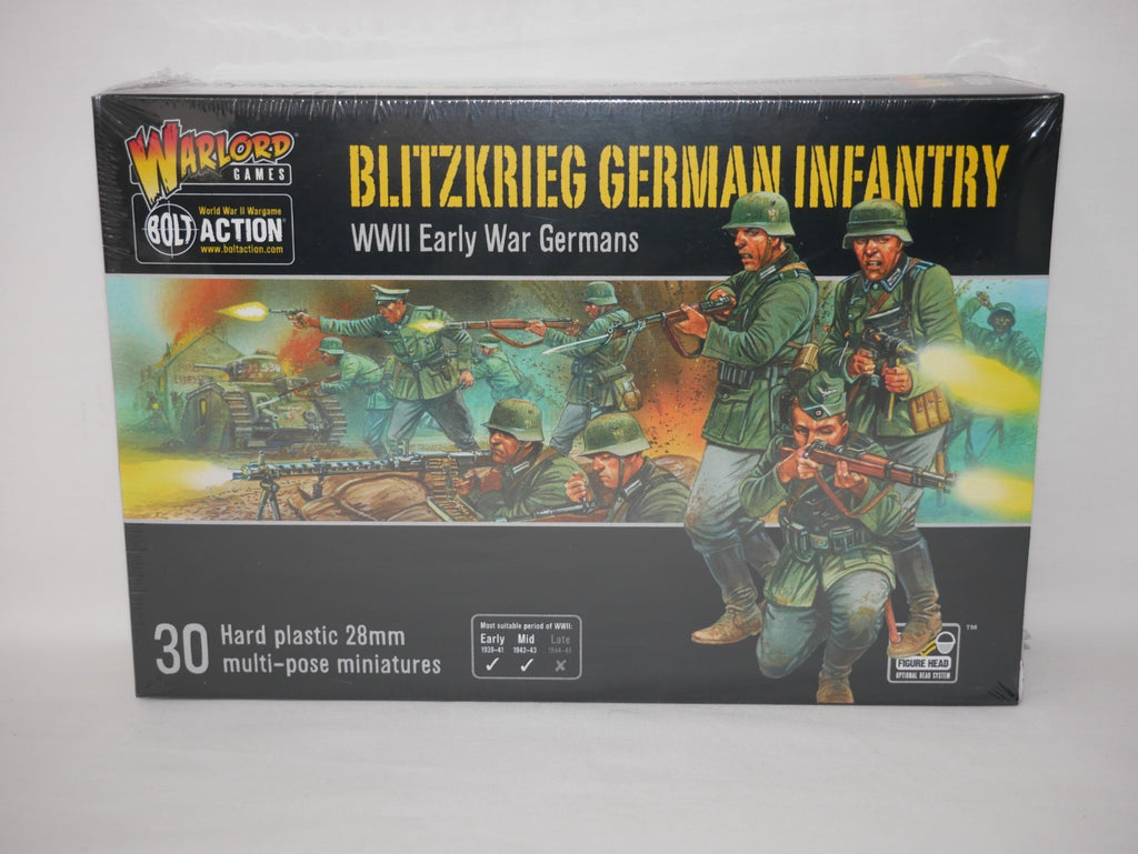 Warlord Games Bolt Action 1:56 Scale WWII Blitzkrieg German Infantry - 402012012