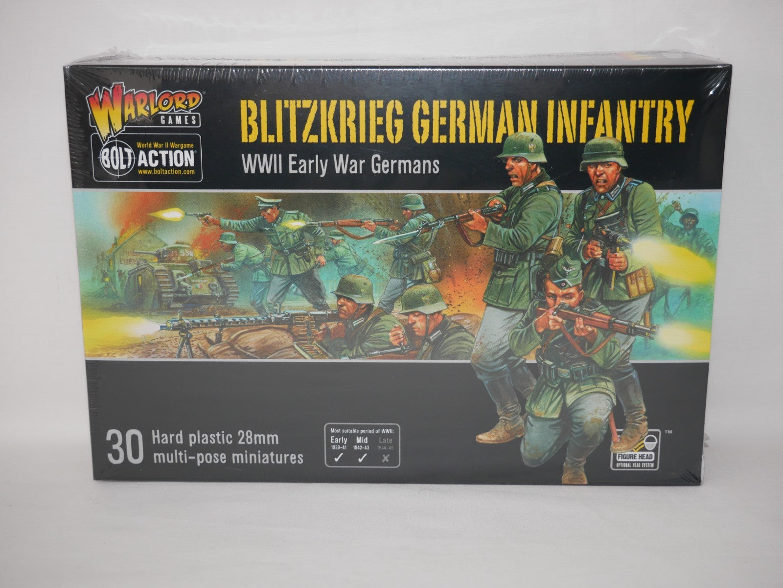 Warlord Games Bolt Action 1:56 Scale WWII Blitzkrieg German Infantry - 402012012