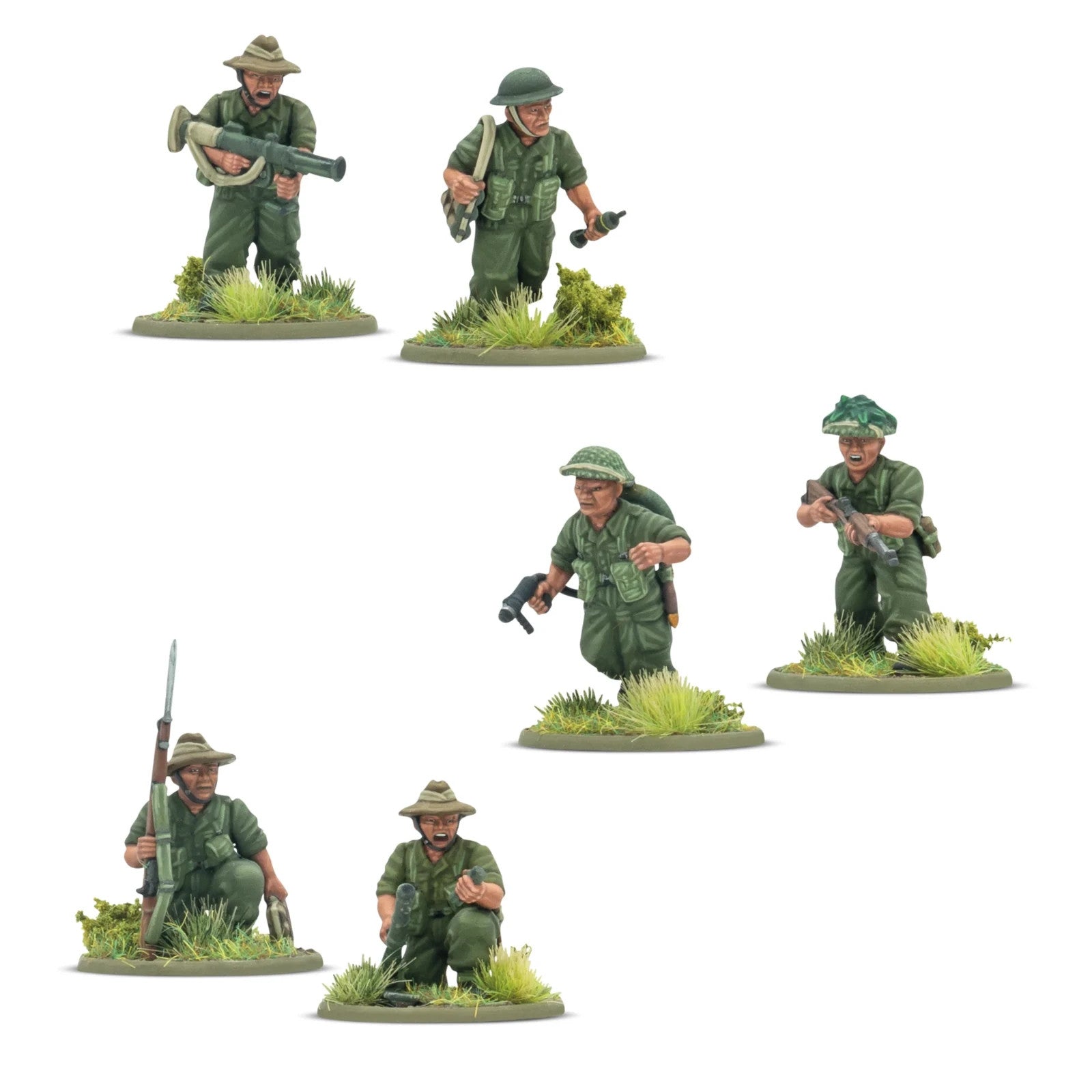 Warlord Games Bolt Action 1:56 WWII British Gurkha Infantry Platoon - 402011214