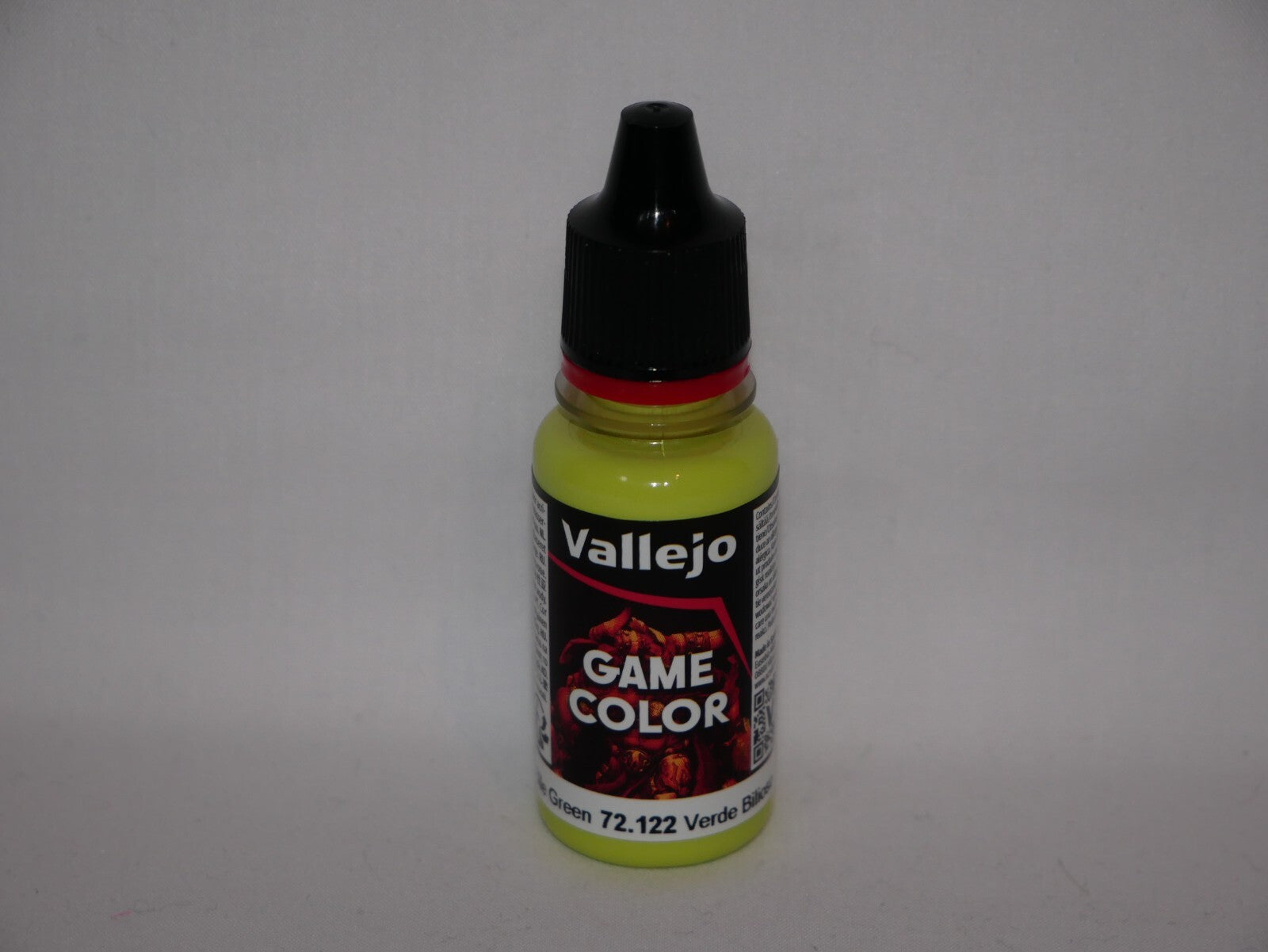 Vallejo Game Color Acrylic Range Bile Green 18ml/0.6 fl oz Dropper Bottle 72.122