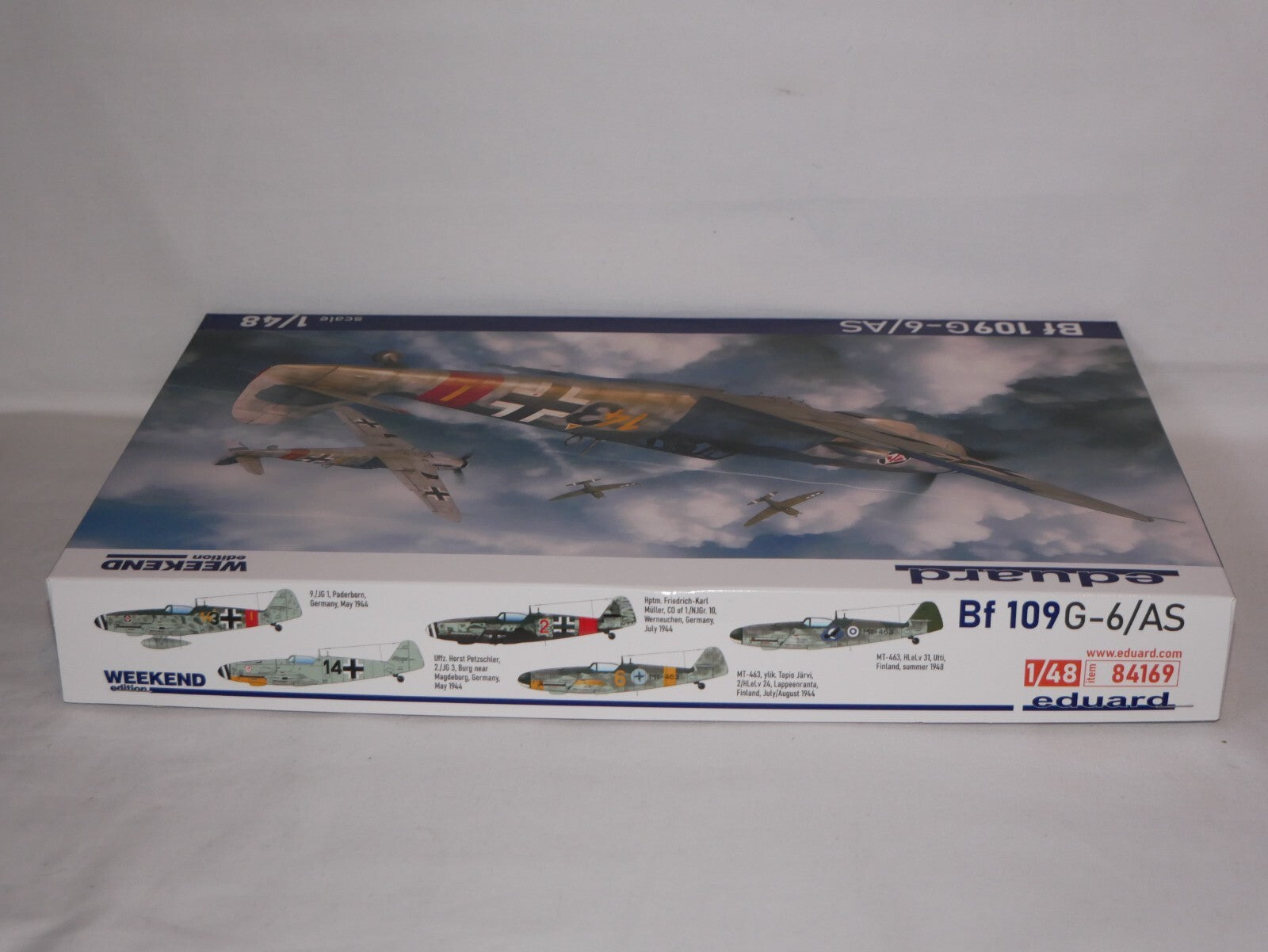 Eduard 1:48 Scale WWII Messerschmitt Bf 109G-6/AS Weekend Edition Kit - 84169