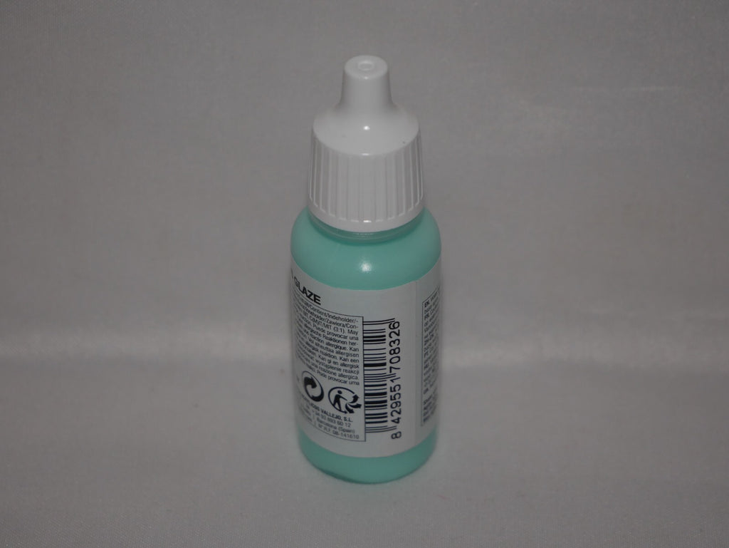 Vallejo Model Color Verdigris Glaze Acrylic 17ml Dropper Bottle - 70.832