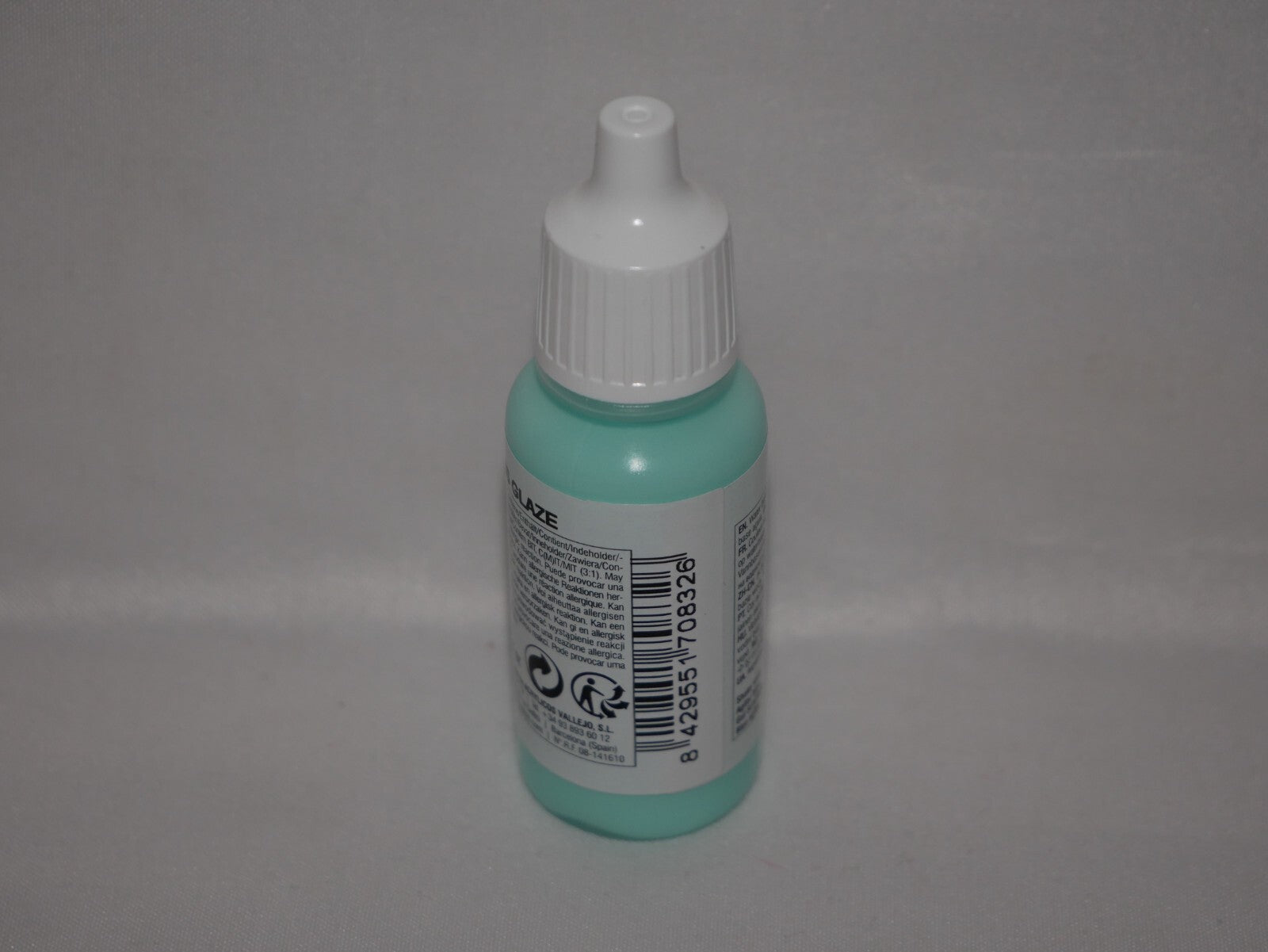 Vallejo Model Color Verdigris Glaze Acrylic 17ml Dropper Bottle - 70.832