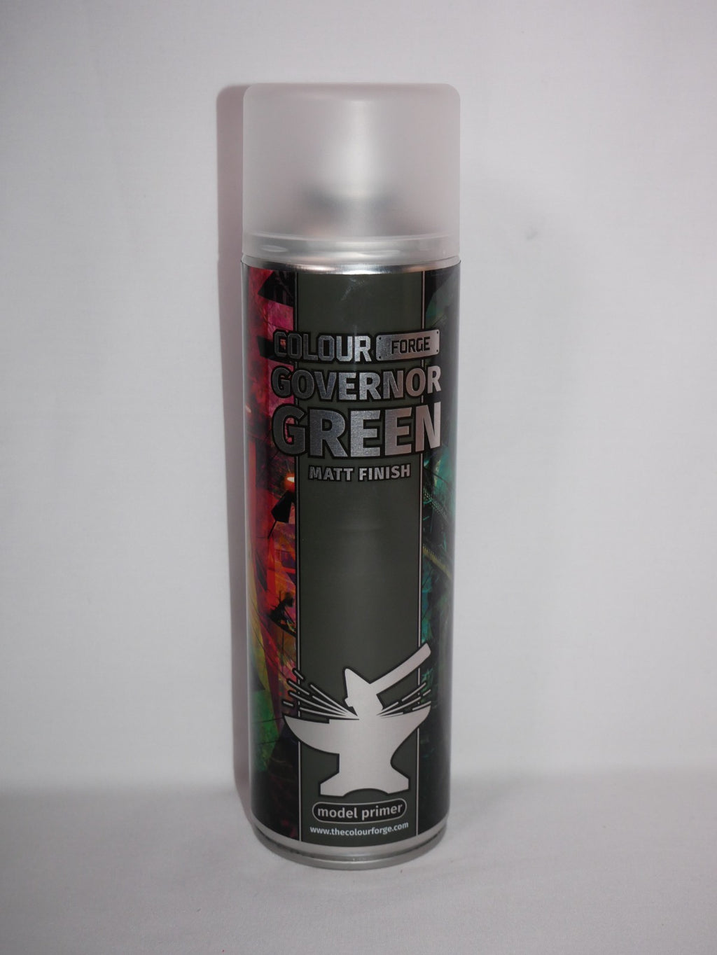 The Colour Forge Governor Green Matt Finish Model Primer 500ml Aerosol Spray Can