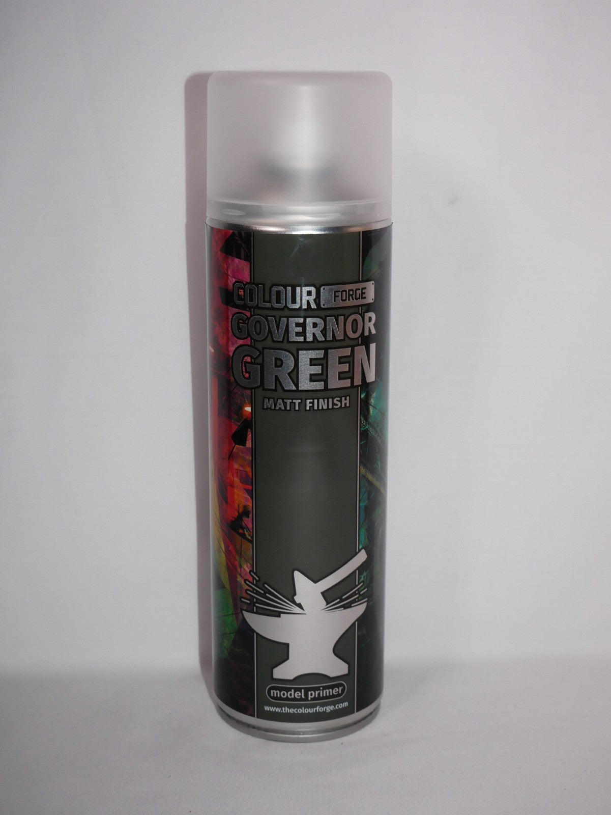 The Colour Forge Governor Green Matt Finish Model Primer 500ml Aerosol Spray Can