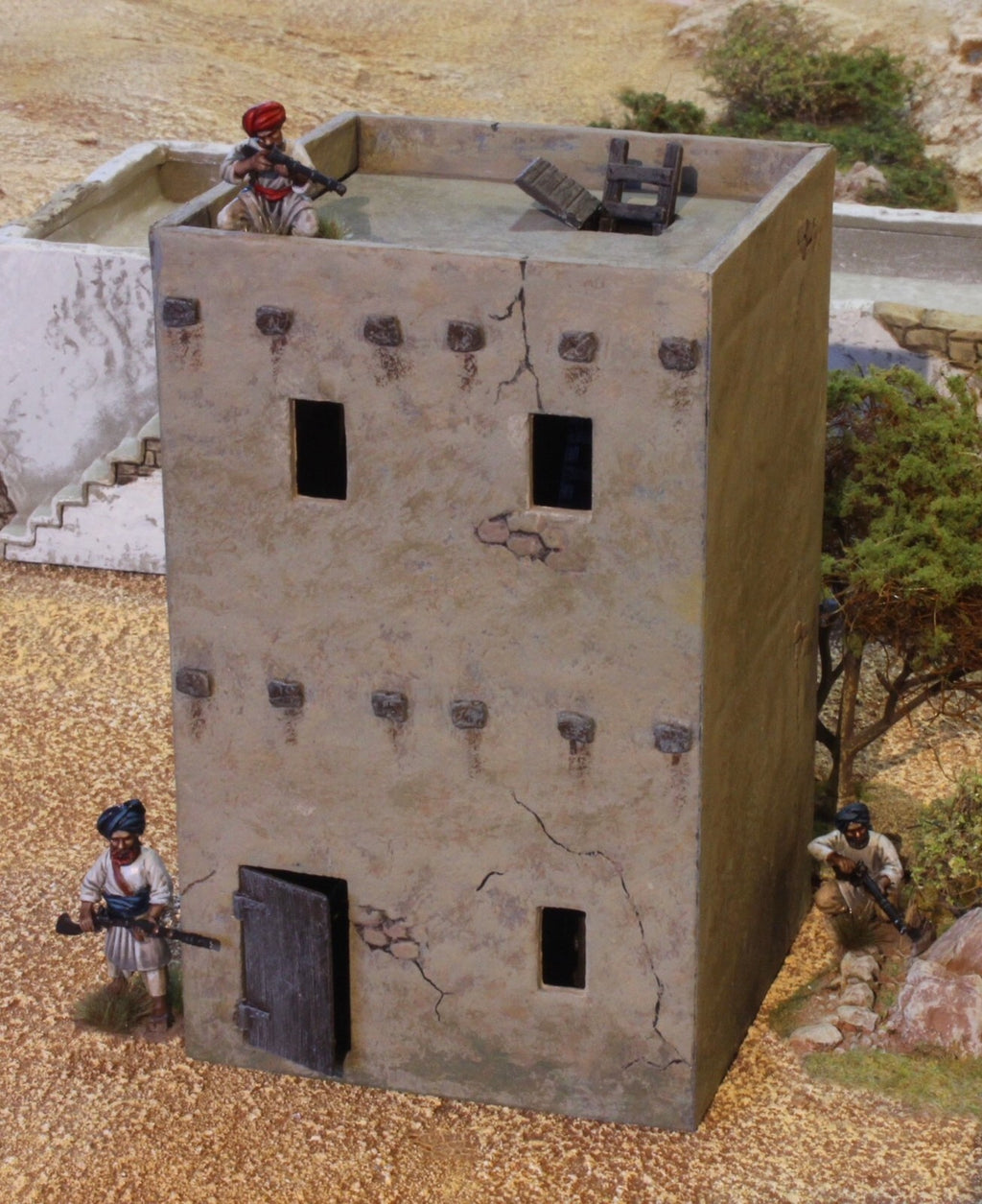 Renedra 1:56 Afghanistan To Middle East Two-Storey Large House (130mm x 80mm)