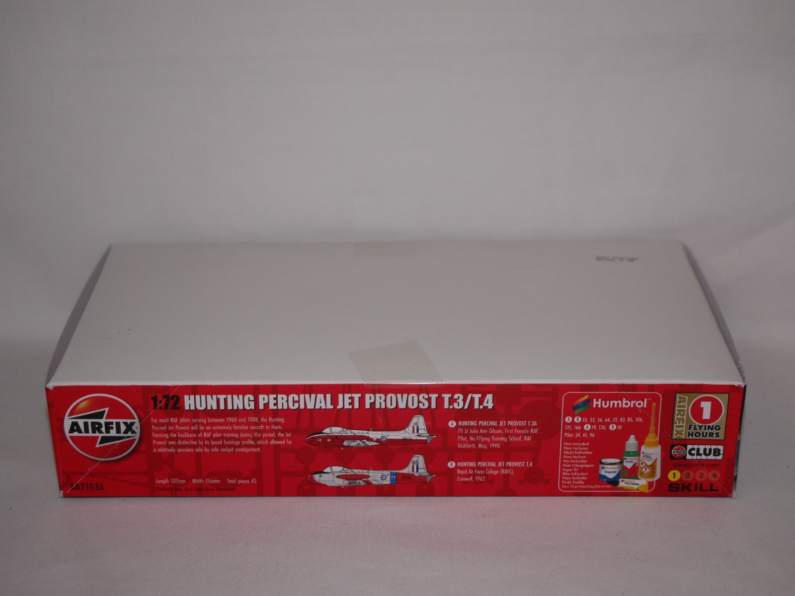 Airfix 1:72 Scale Hunting Percival Jet Provost T.3/T.4 Skill Level 1 - A02103A