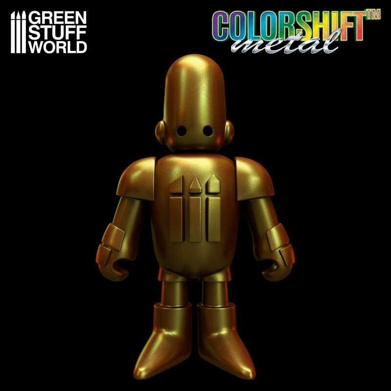 Green Stuff World Colorshift Chameleon Metal Paints Range Burning Gold 17ml 1606