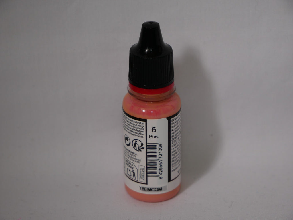 Vallejo Game Color Acrylic Range Rosy Flesh 18ml/0.6 fl oz Dropper Bottle 72.100