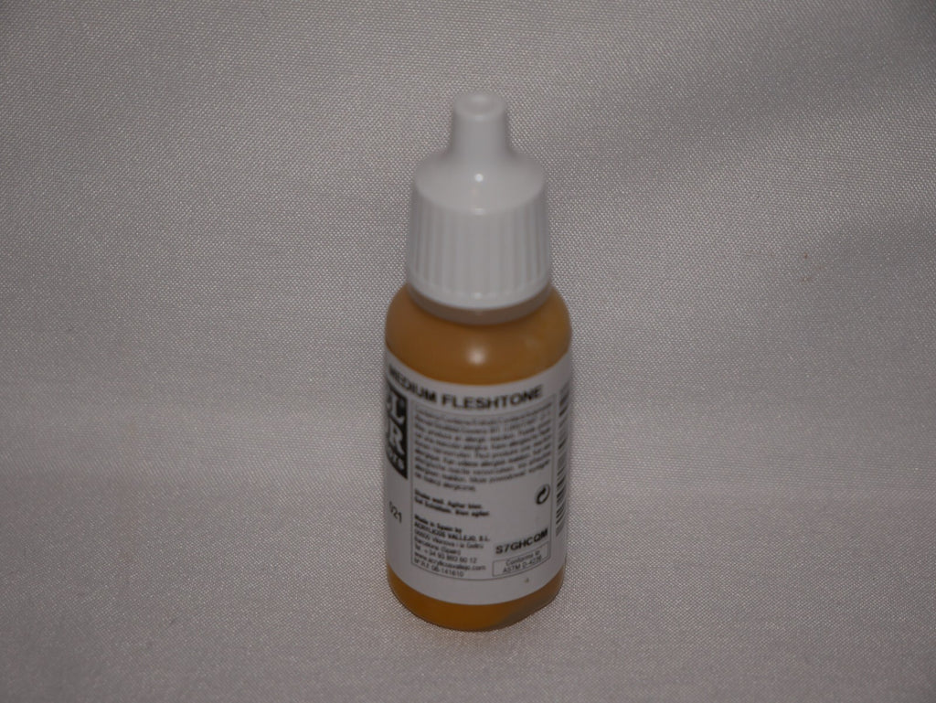 Vallejo Model Color Medium Fleshtone Acrylic 17ml Dropper Botlle - 70.860