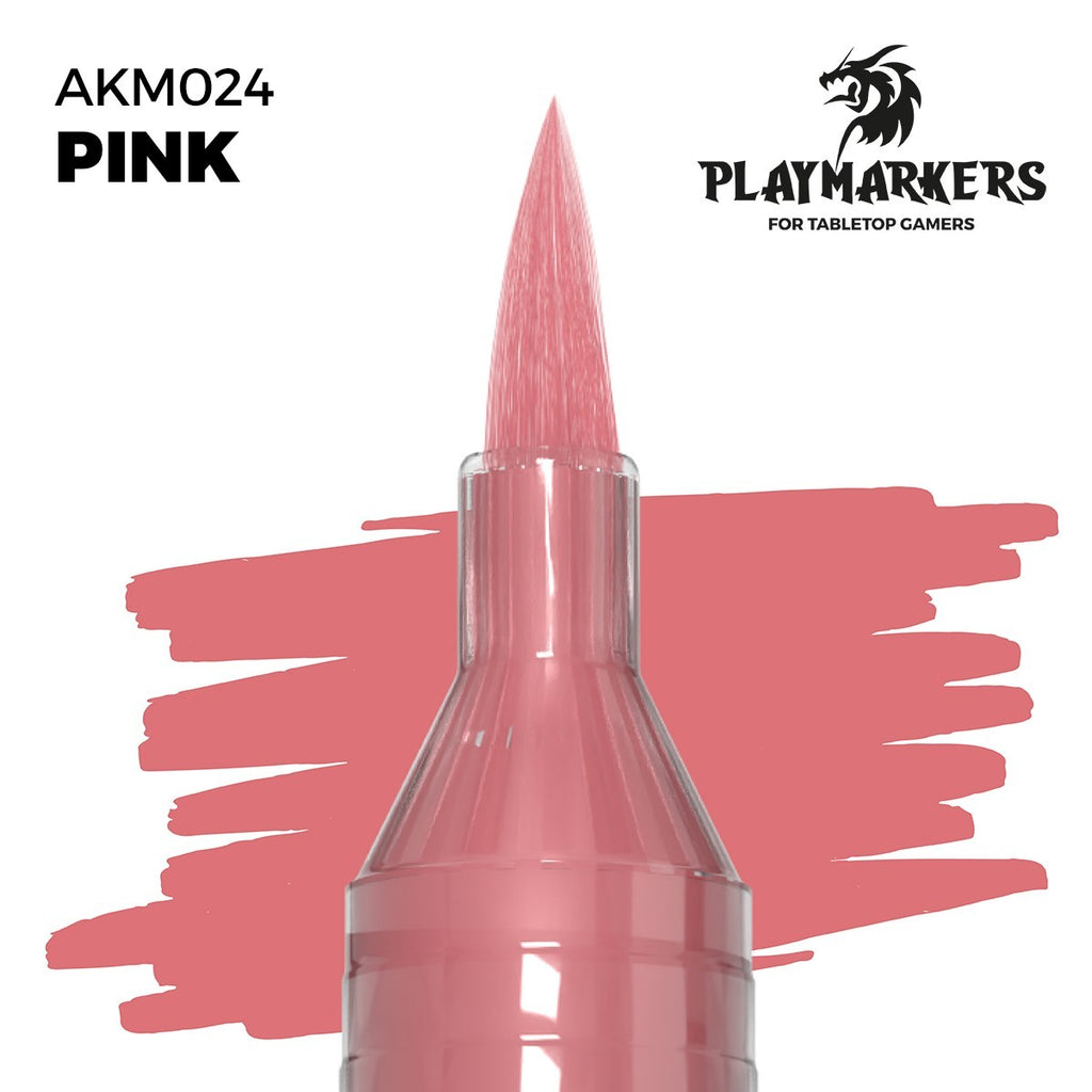 AK Interactive Acrylic Paint Playmarkers For Model Tabletop Games Pink - AKM024