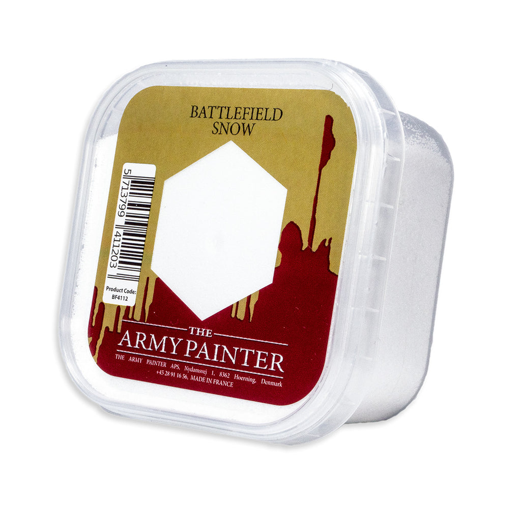 The Army Painter Battlefield Snow For Miniature Gaming Bases 150ml Tub - BF4112