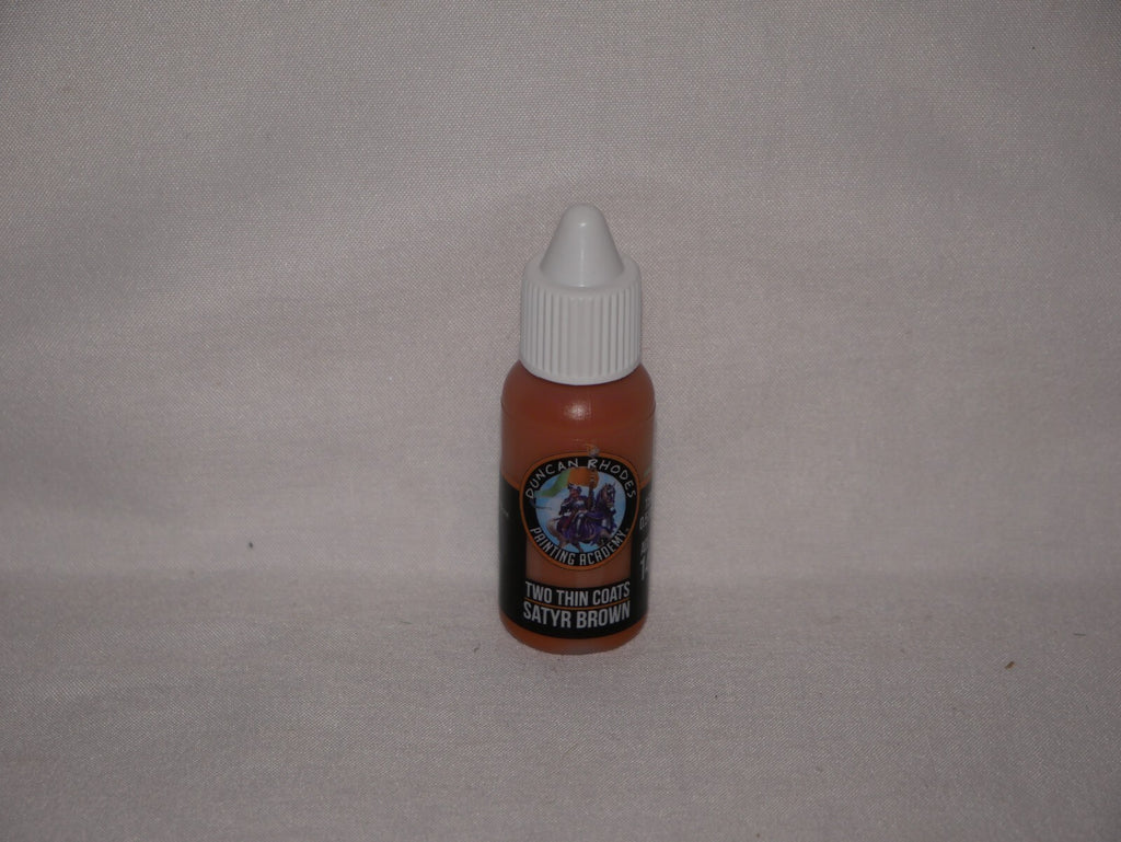 Duncan Rhodes Painting Academy 'Two Thin Coats' Satyr Brown 15ml Bottle - 10090