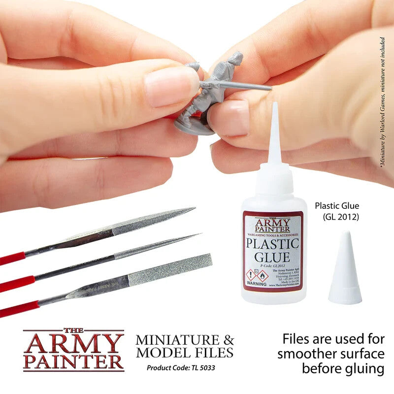 The Army Painter Miniature & Model Hobby Diamond Files (3 Piece) Tool Set TL5033