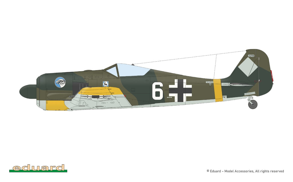 Eduard 1:48 Scale Focke-Wulf Fw 190A-3 Weekend Edition Model Plastic Kit- 84205