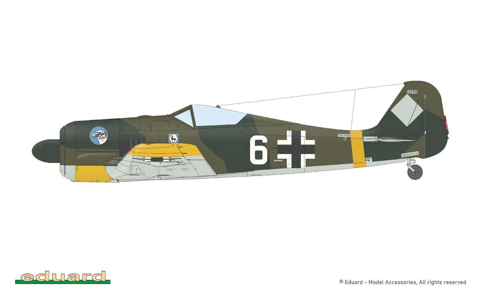 Eduard 1:48 Scale Focke-Wulf Fw 190A-3 Weekend Edition Model Plastic Kit- 84205