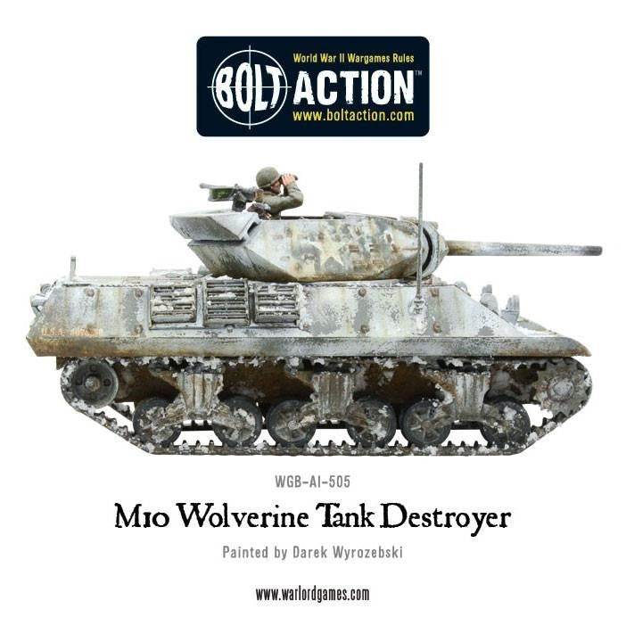 Warlord Games Bolt Action 1:56 Scale US M10 Wolverine Tank Destroyer - 402013007