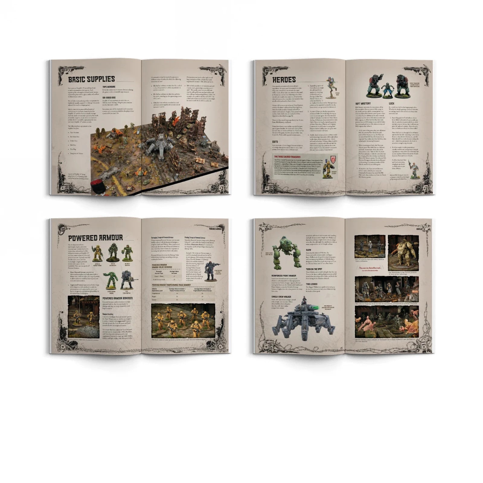 Warlord Games Konflikt 47 Tabletop Wargaming Hardback Cover Rule Book - 451010003