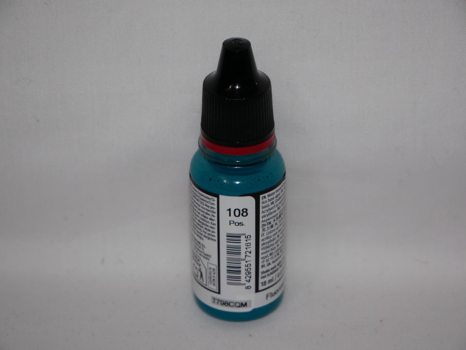Vallejo Game Color Acrylics Fluorescent Cold Green 18ml Dropper Bottle - 72.161