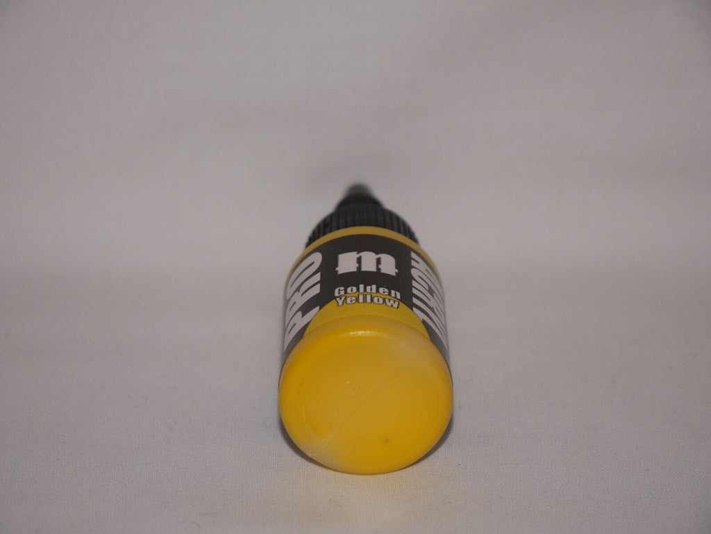 Monument Hobbies Pro Acryl Range Golden Yellow 22ml Twist Top Bottle - (MPA-006)