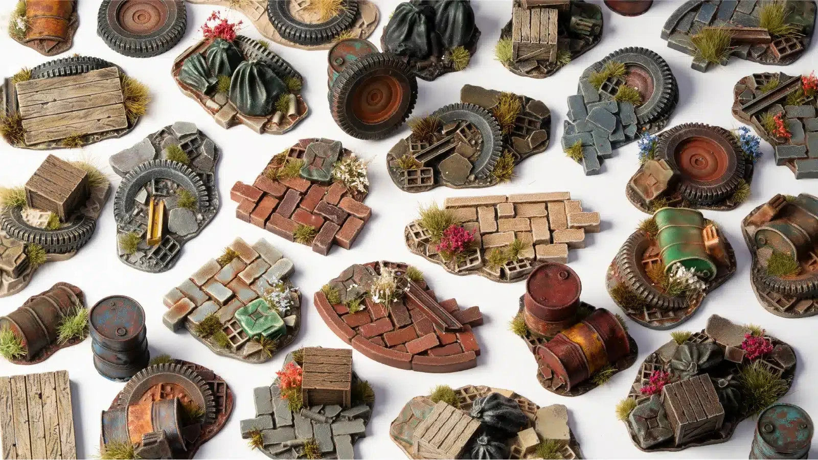 Gamers Grass Basing Bits Urban Warfare For Wargaming Miniature Bases - GGBB-UW