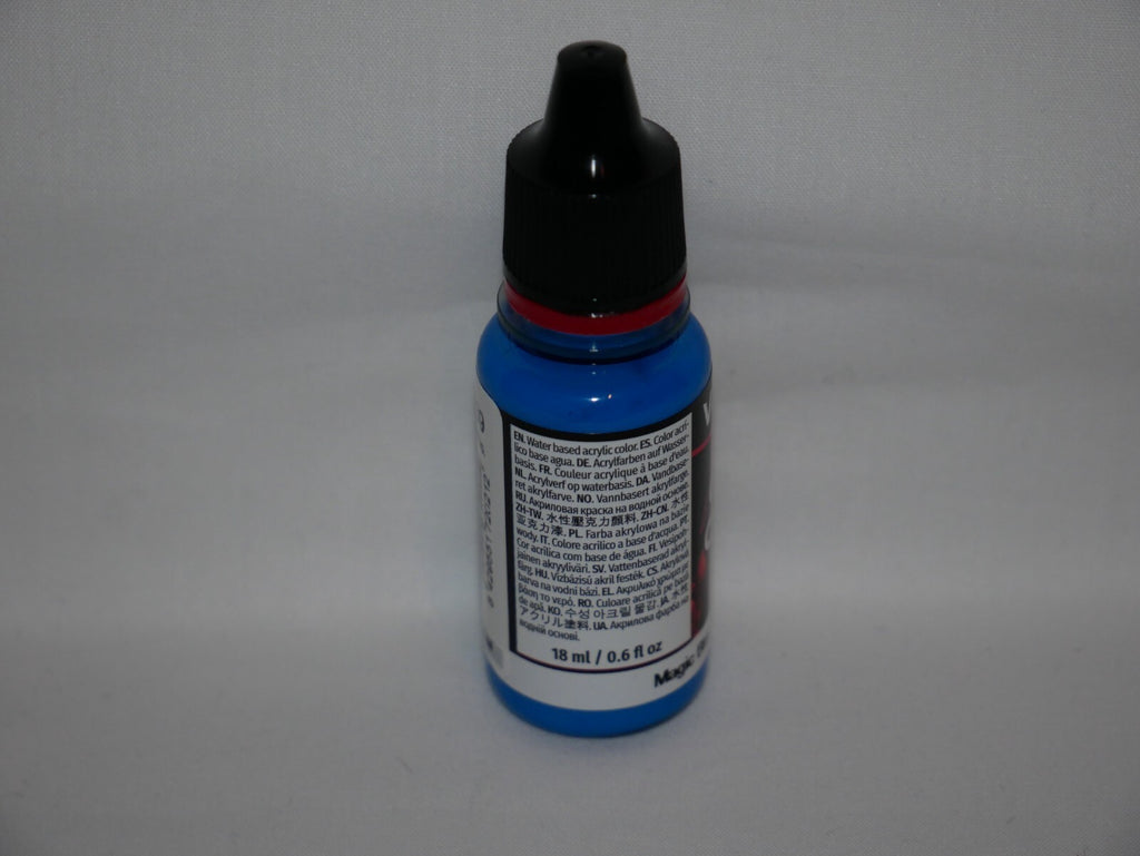 Vallejo Game Color Acrylic Range Magic Blue 18ml/0.6 fl oz Dropper Bottle 72.021