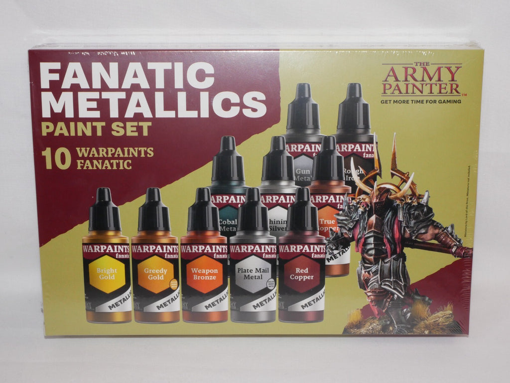 The Army Painter Warpaints Fanatic Range Metallics Paint Set (10 Colours) WP8069