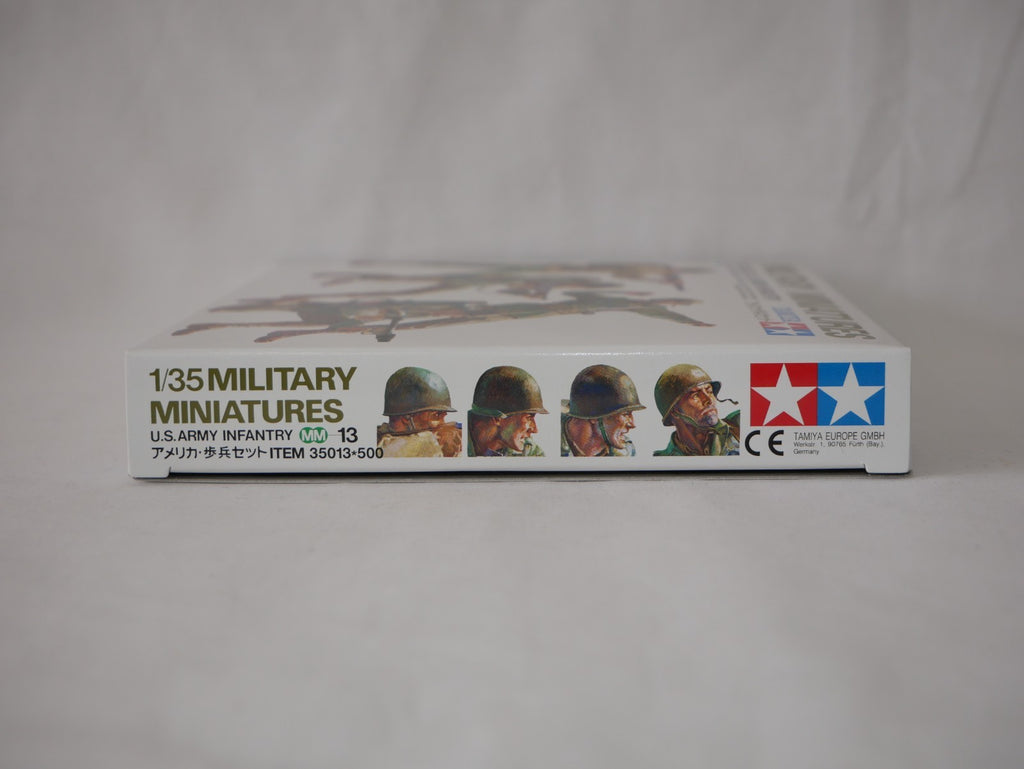 Tamiya Military Miniatures 1:35 Scale WWII US Army Infantry Plastic Kit - 35013
