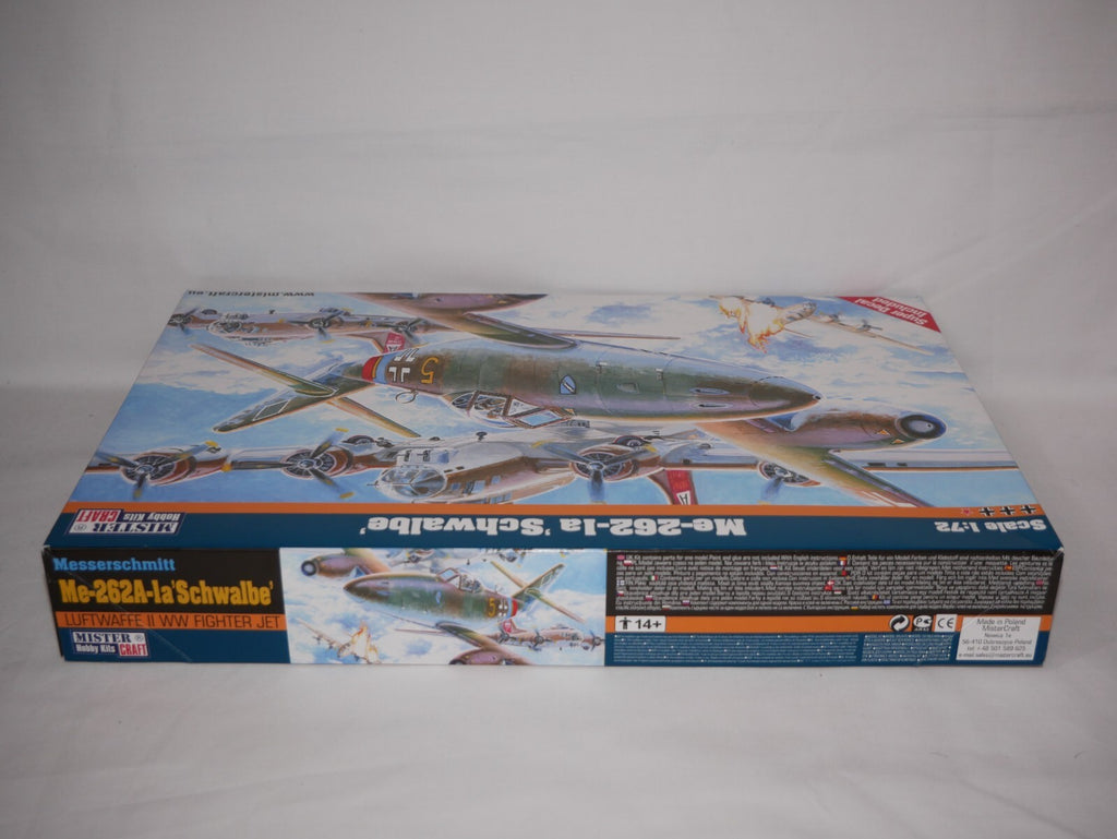 MisterCraft Model Kits 1:72 Scale (E-60) Messerschmitt Me262-1a Schwalbe 050603