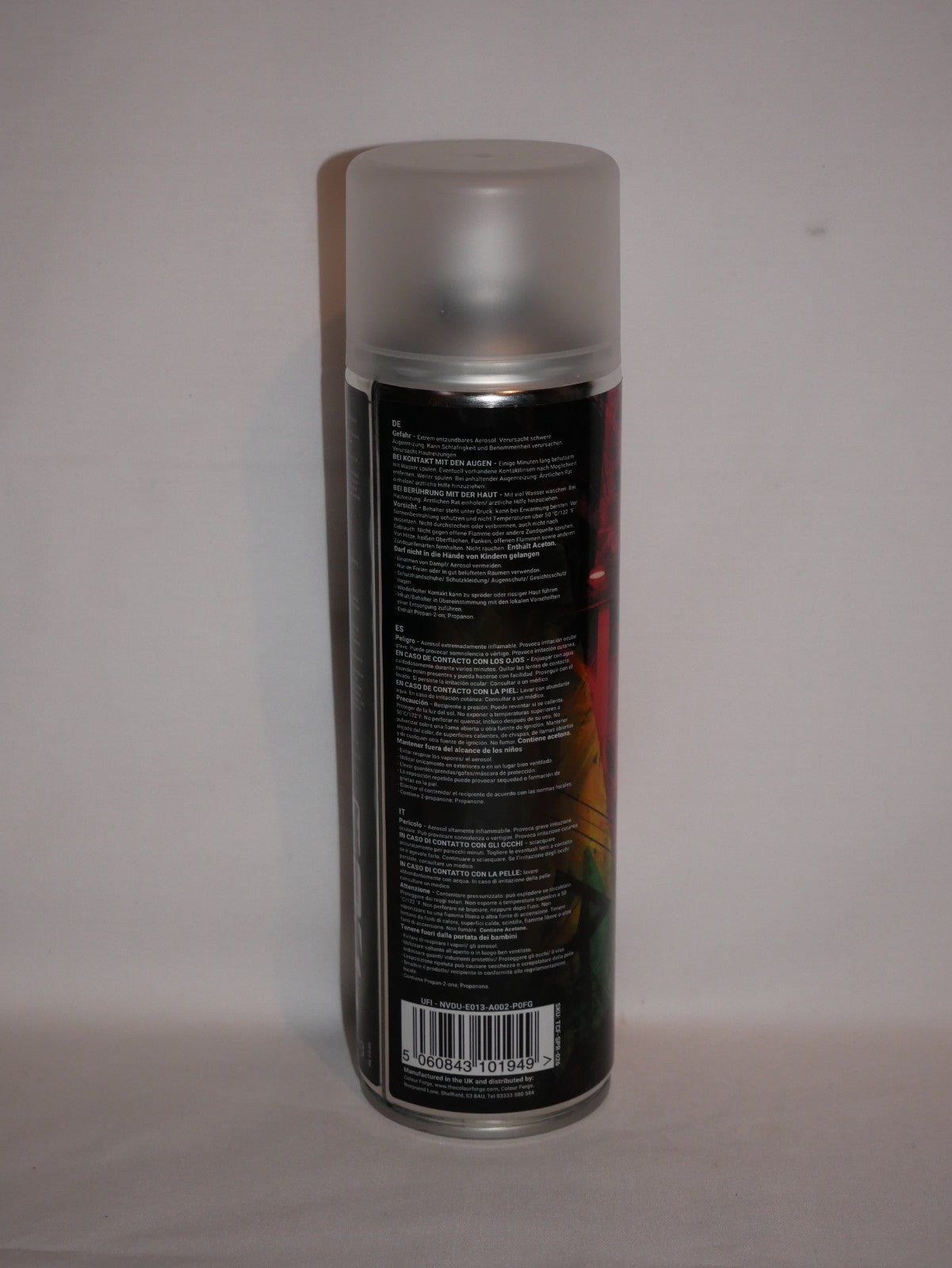 The Colour Forge Convict Orange Matt Finish Model Primer 500ml Aerosol Spray Can